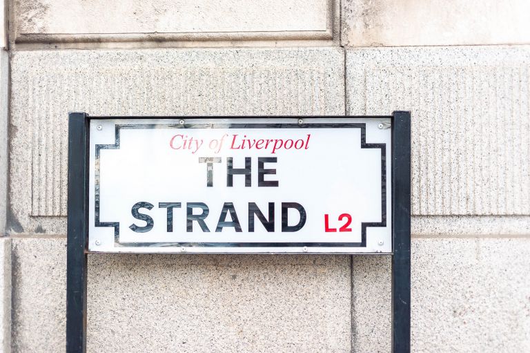 The Strand street sign