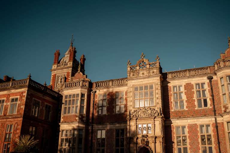 Crewe Hall in the sunlight