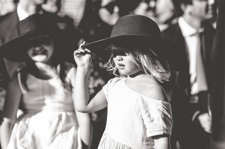 Little girl with hat